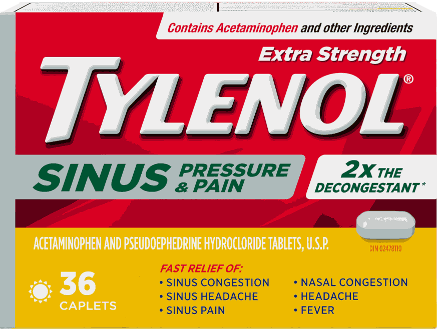 Tylenol Sinus Pressure And Pain Tylenol